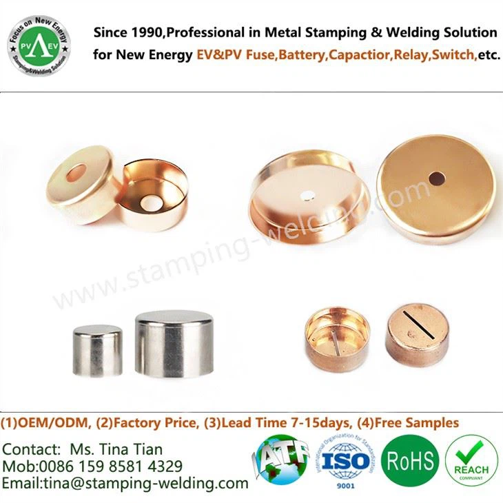 Copper Outer End Cap for PV Fuse