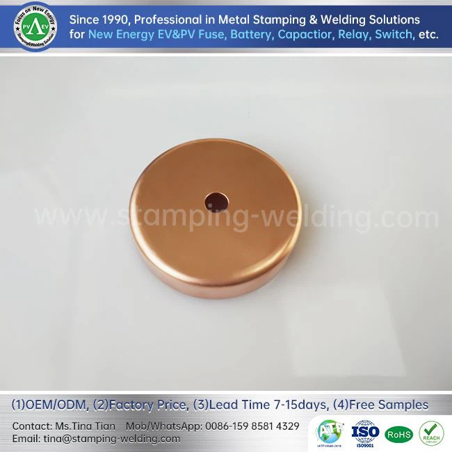 Copper Outer Cap For EV Fuse