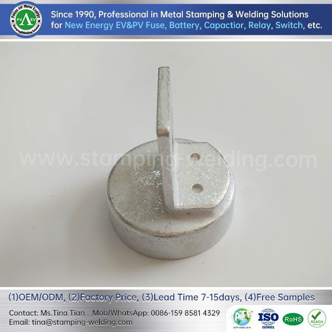 Copper Outer End Cover For EV Fuse