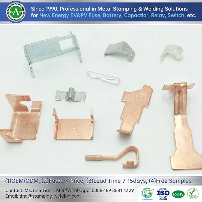 Copper Stamping Parts For Electrical Connections