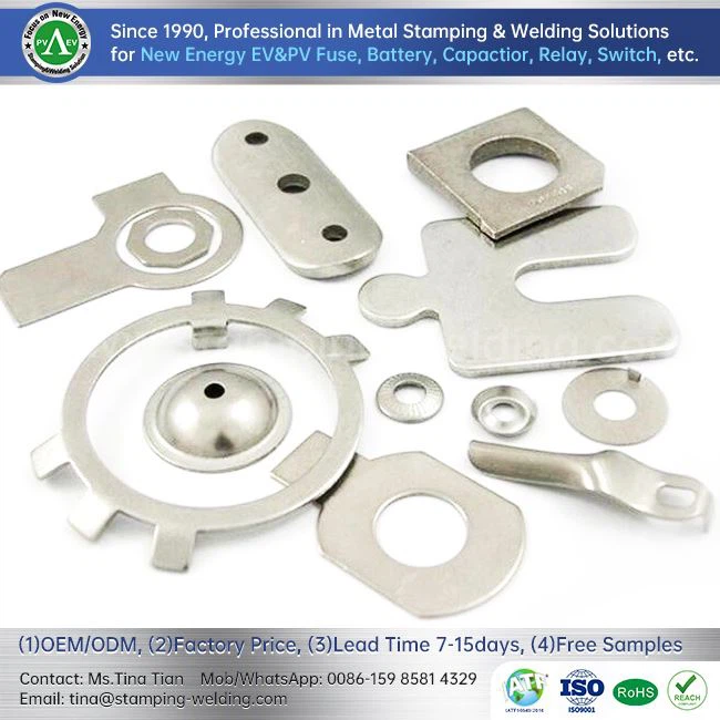 Galvanized Sheet Stamping Parts For DC Fuse
