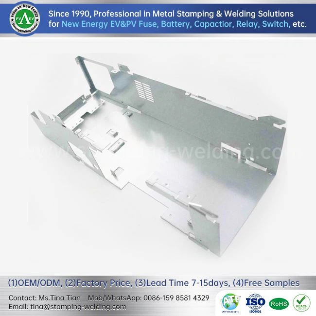 Galvanized Sheet Stamping Parts For Electrical Connections