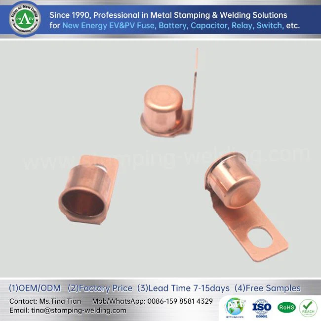 Industrial Machinery Copper End Caps Round