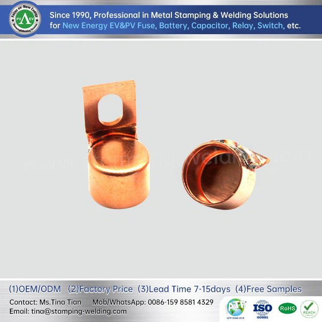 Industrial Machinery Copper End Caps Round