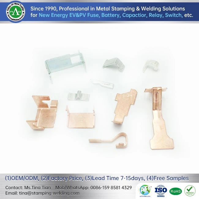 Red Copper Stamping Parts For Railway Transportation