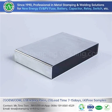 Aluminum Parallelepiped Battery Enclosure