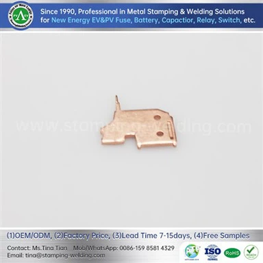 Automotive Copper Stamping Parts Conductive Sheet