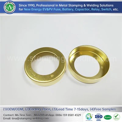 Brass Solder End Cap For Fuse