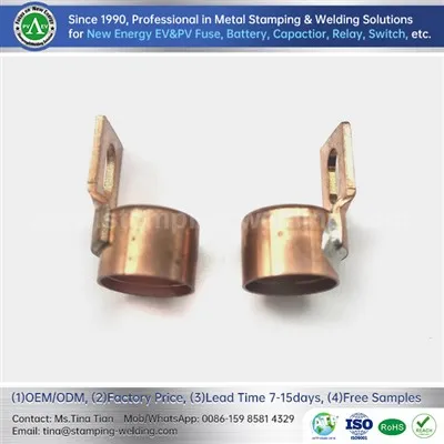 Copper Outer Cap For Industrial Power Fuse