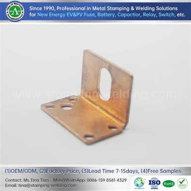 L-shaped Contact Knife For Photovoltaic Fuse