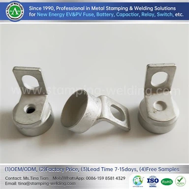 Matte Tin-plated Copper Cap For New Energy Vehicles Fuse