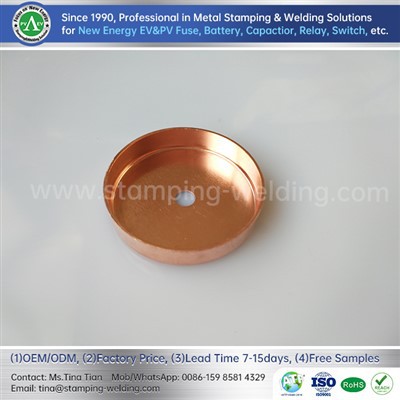 PV Fuse Copper Outer End Caps