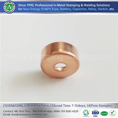 Round Outer Cap For New Energy Fuse