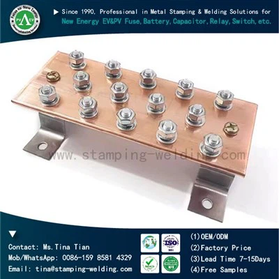 Wall Mounted Copper Grounding Busbar Bar Kit