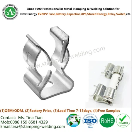 Solder Type Fuse Clip For EV