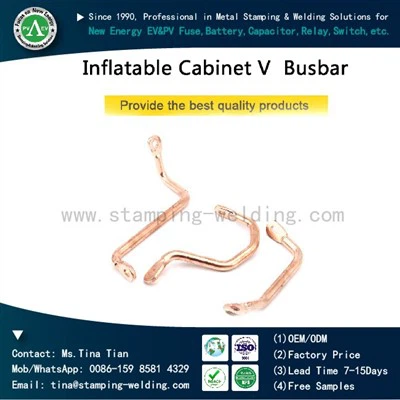 High Quality 3D Bending Copper Busbar For Sf6 V Unit Inflatable Cabinet