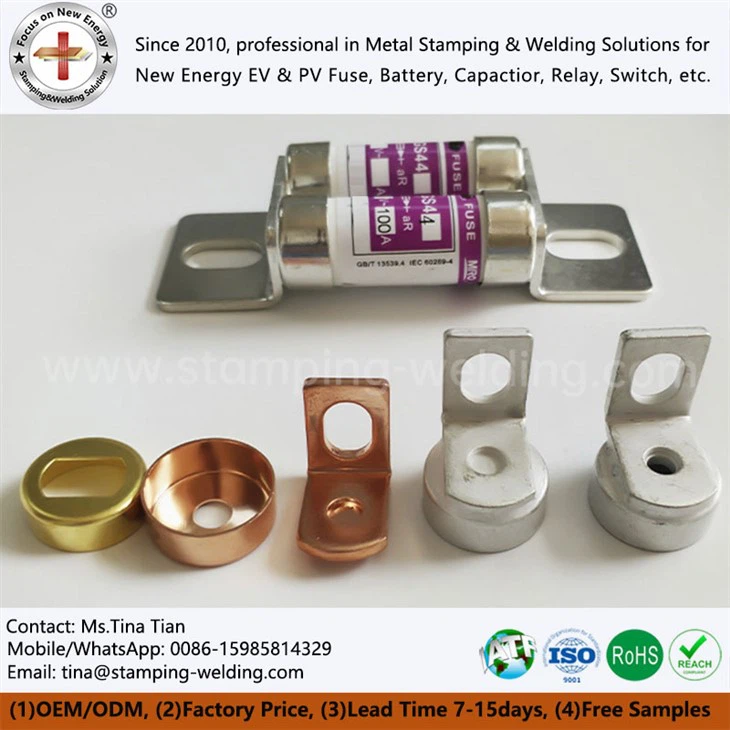 High Temperature Soldering Copper Pipe Cap for Fuse