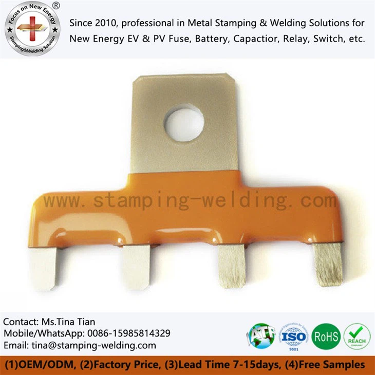 Insulated Custom Copper Bus Bar with PVC Dipping