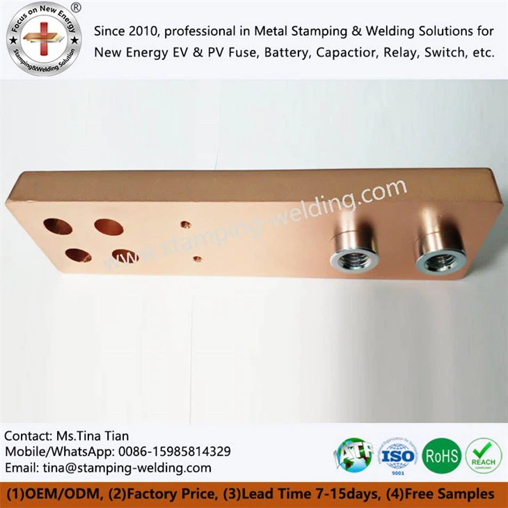Punched and Plain Copper Busbar