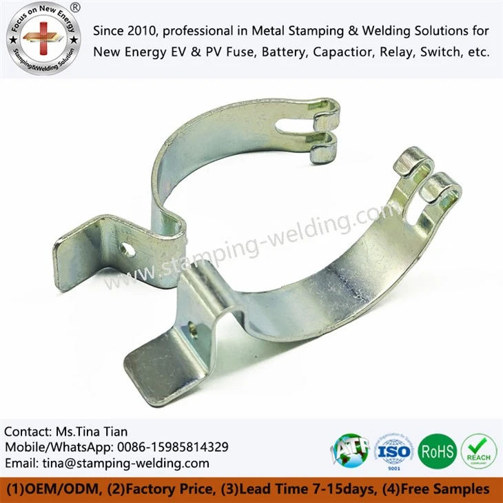 Precision Metal Stamping with Zinc Plating