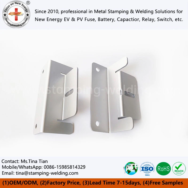 Aluminum Solar Panel End Clamps for PV Mounting System