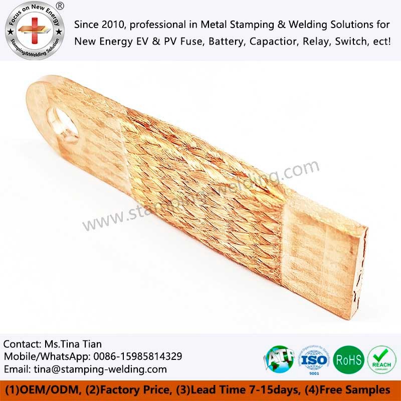copper flexible braided busbar