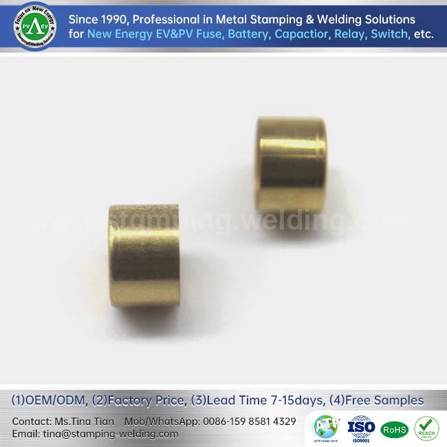 Brass Inner Cap For In-line PV Fuse