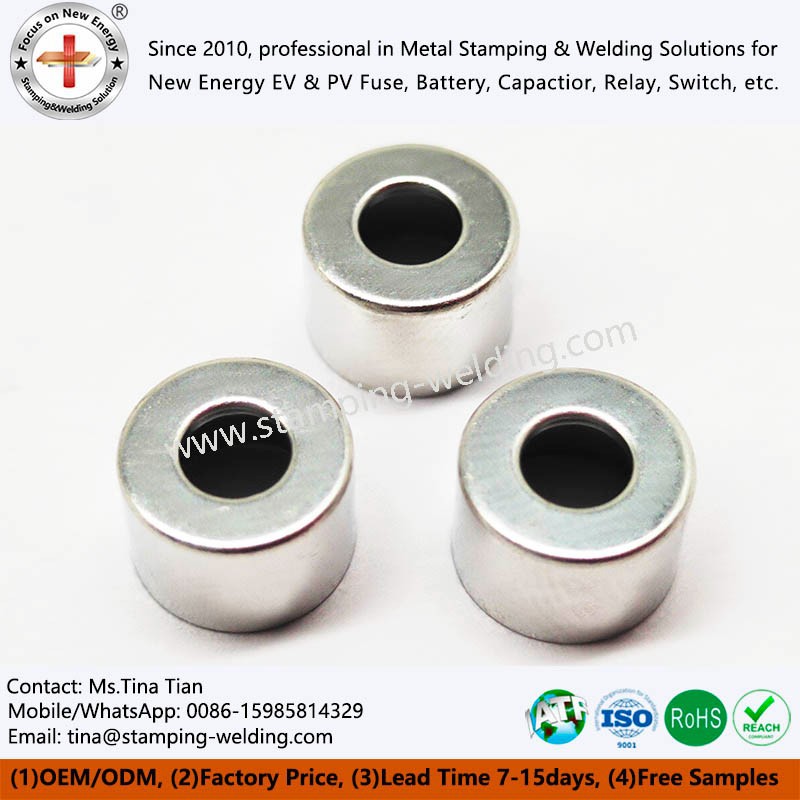 Tin plated copper end caps