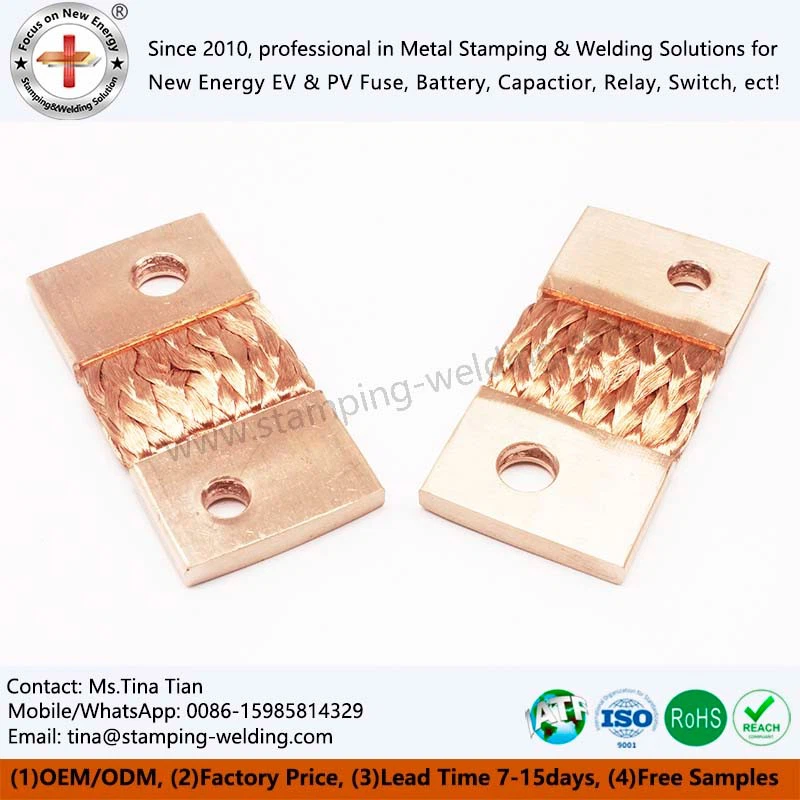 Copper braided flexible wires