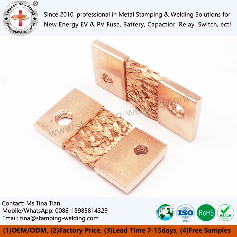 Flexible braided custom connectors