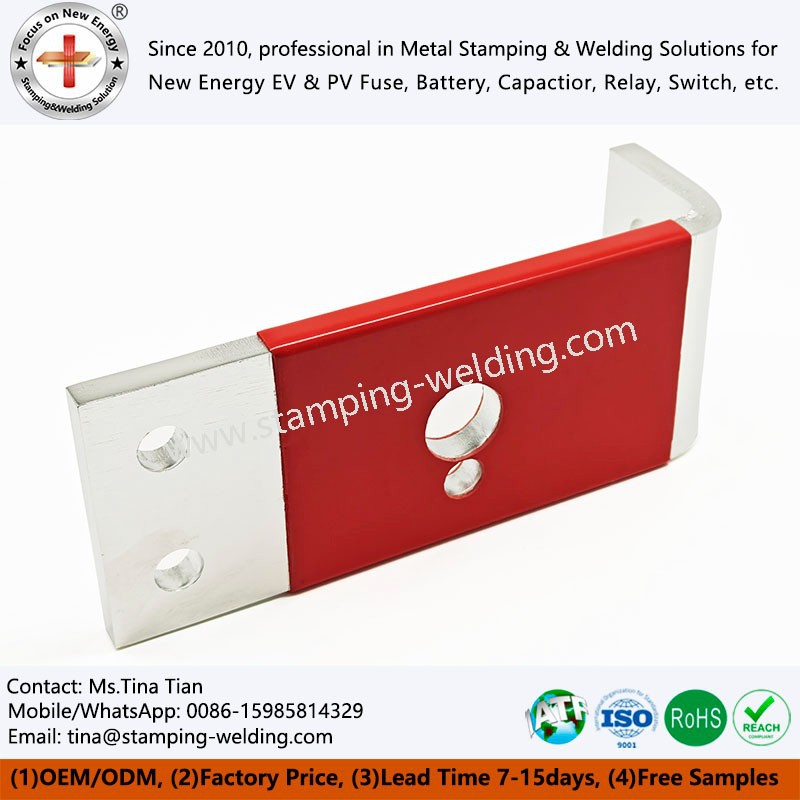 Epoxy spray copper battery bus bar