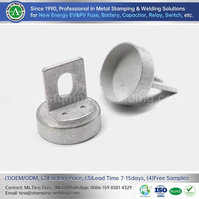 Copper Cap Contact Of High Voltage Low Current Ev Fuse
