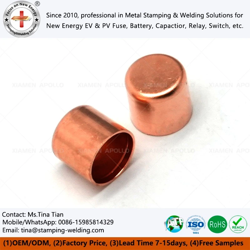 Copper Cap for Hybrid Car Fuse