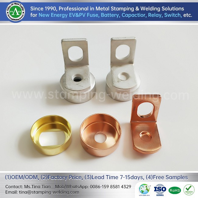Brass And Copper Cap For EV Fuse