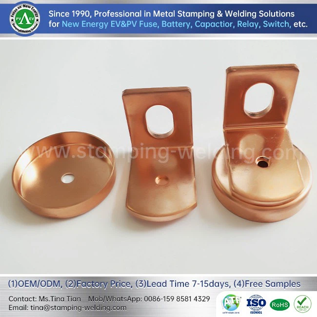 PV Fuse Copper Solder End Cap