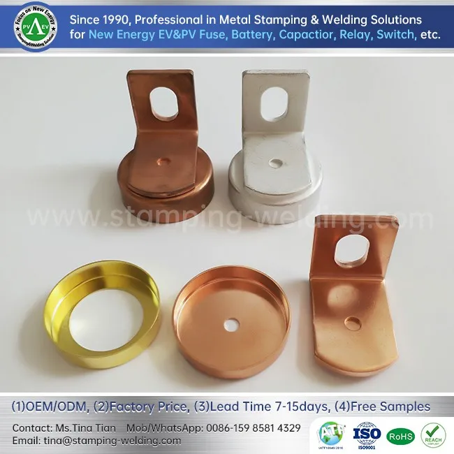 Brass And Copper Cap For PV Fuse