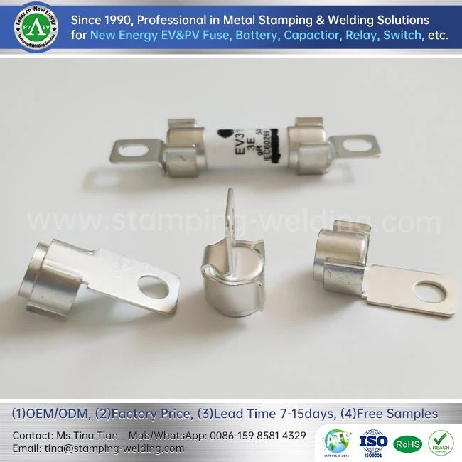 Electric Vehicle Silver-plated Fuse Contact Caps