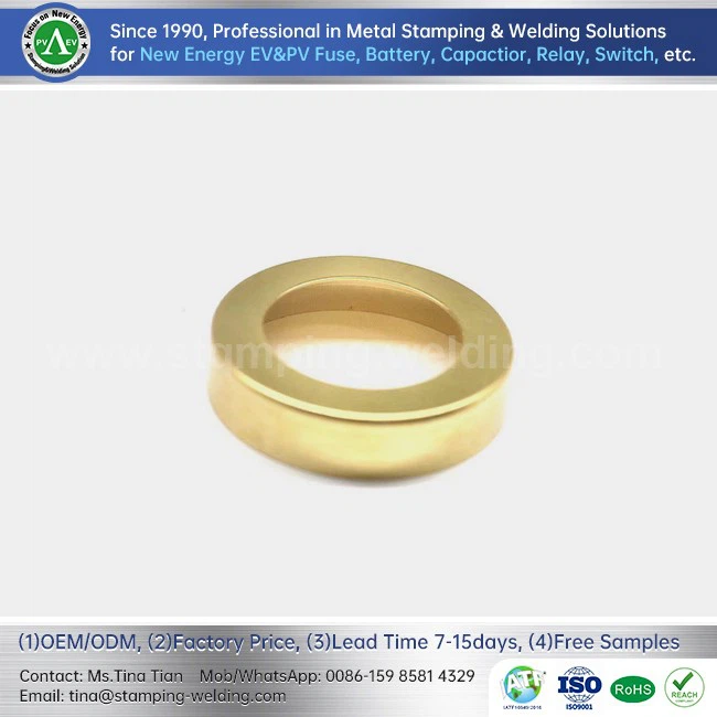 End Cap Brass For Low Voltage Fuse