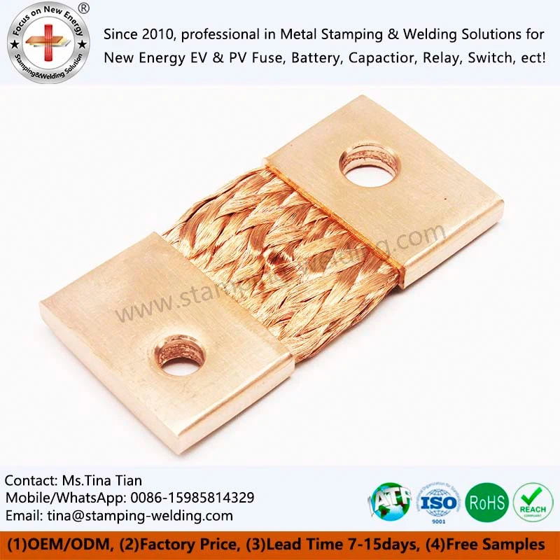 Braided copper flexible wire