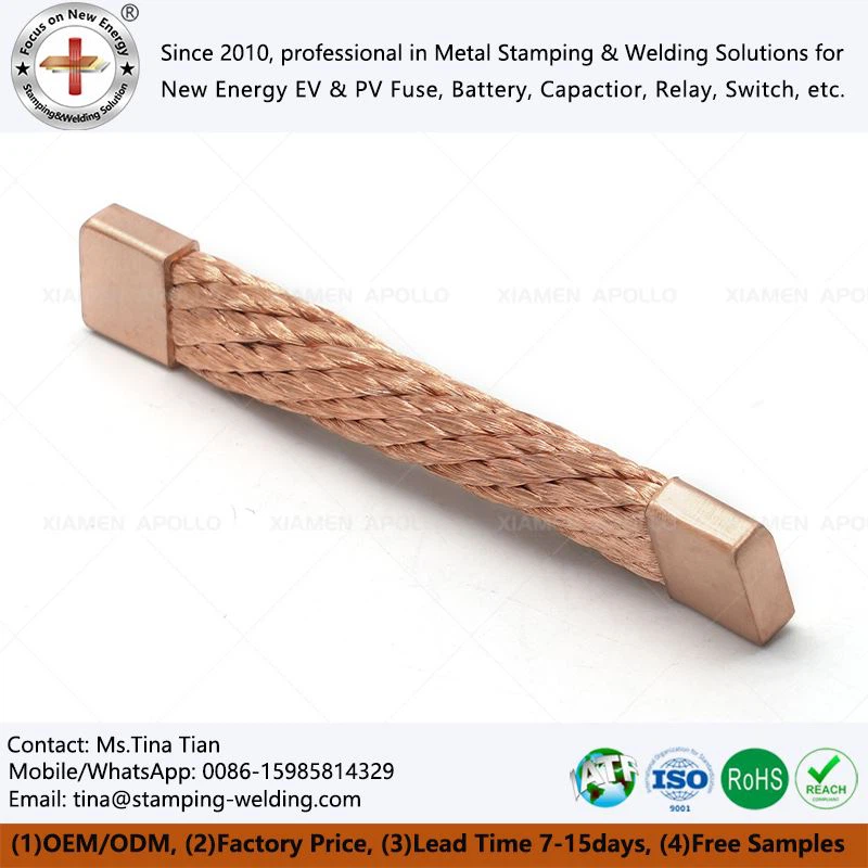 Flexible Copper Braided Connector Bus Bar