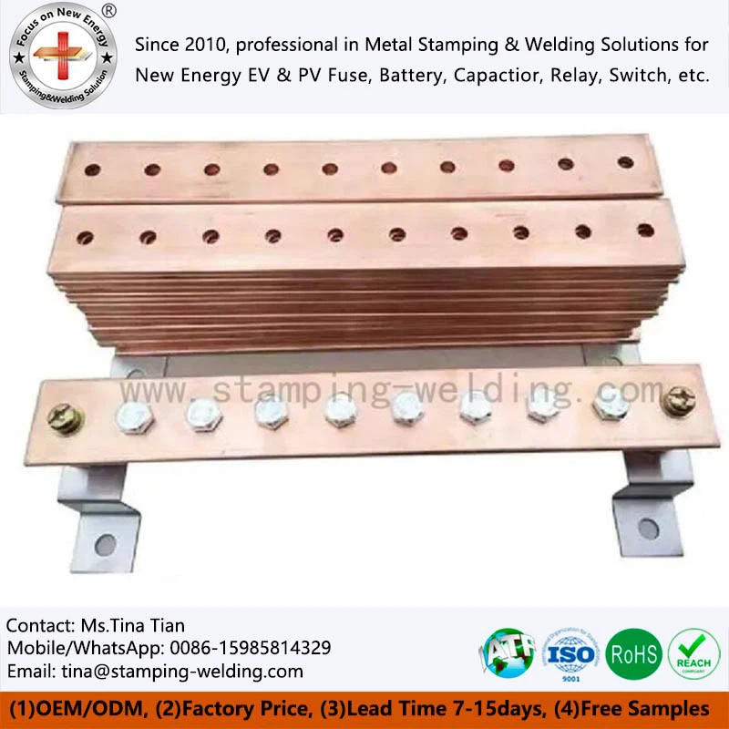 Copper Grounding Busbar