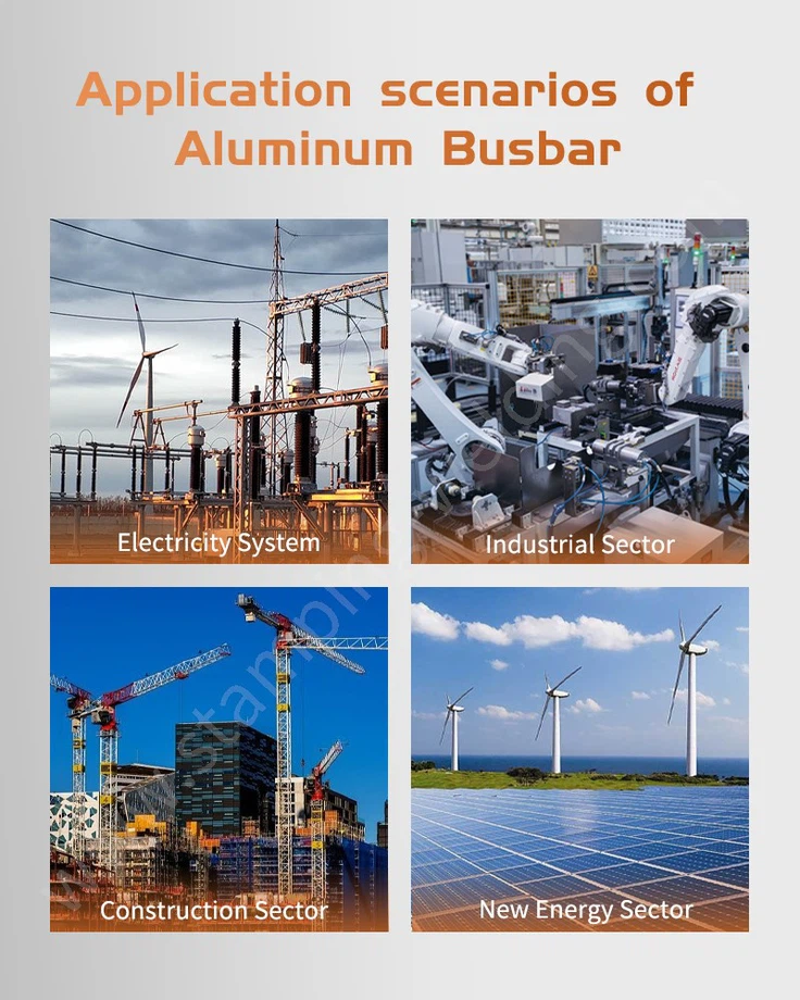 Application scenarios of Customized Aluminium Busbars Application scenarios of Customized Aluminium Busbars
