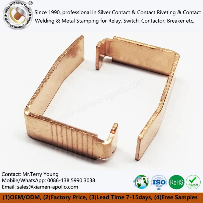 Electrical copper stamping parts Electrical copper stamping parts