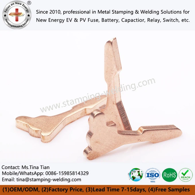 Electrical copper stamping parts Electrical copper stamping parts