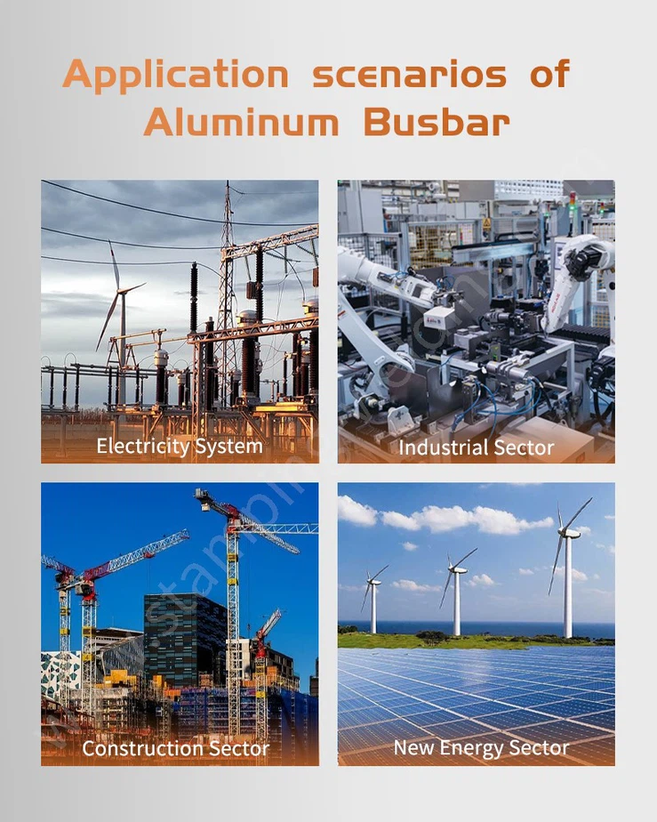 Application scenarios of 6101 aluminium flat busbar Application scenarios of 6101 aluminium flat busbar