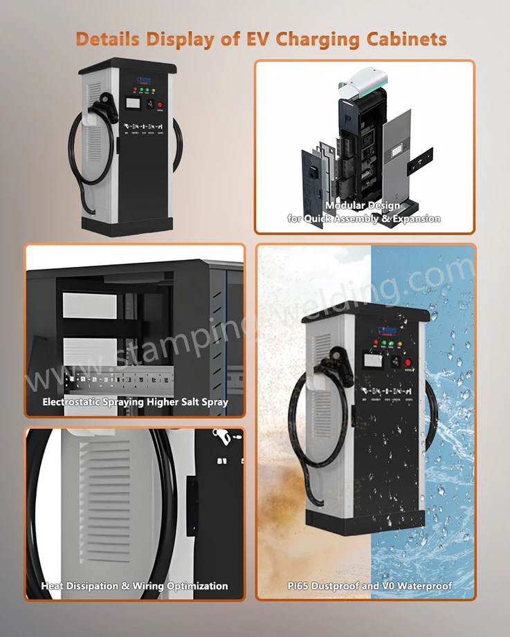 Details display of Electric vehicle charging cabinet Details display of Electric vehicle charging cabinet