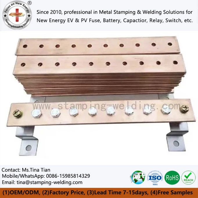Grounding copper busbar Grounding copper busbar