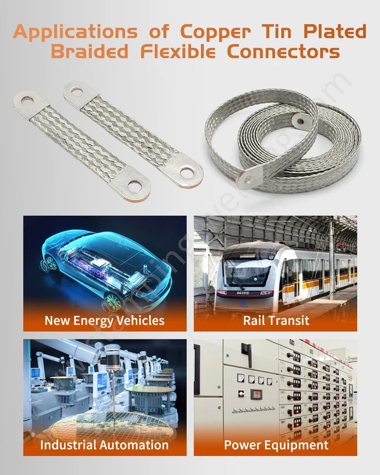 Applications of Flexible braided copper busbar Applications of Flexible braided copper busbar