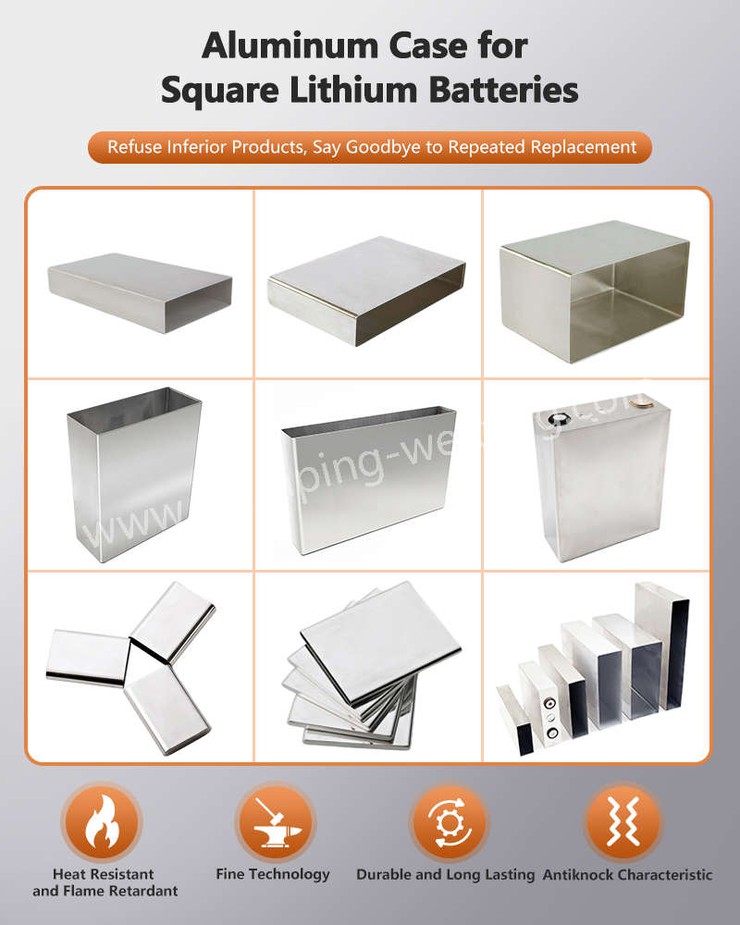 Collection of Automotive battery aluminum case Collection of Automotive battery aluminum case