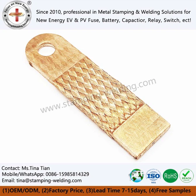 Copper Flexible Braided Bus Bar Copper Flexible Braided Bus Bar